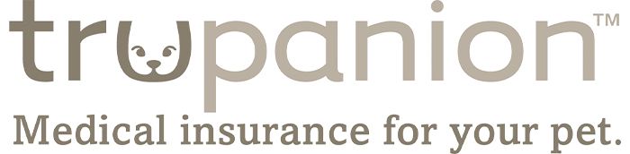 Logo of Trupanion with the tagline "Medical insurance for your pet."